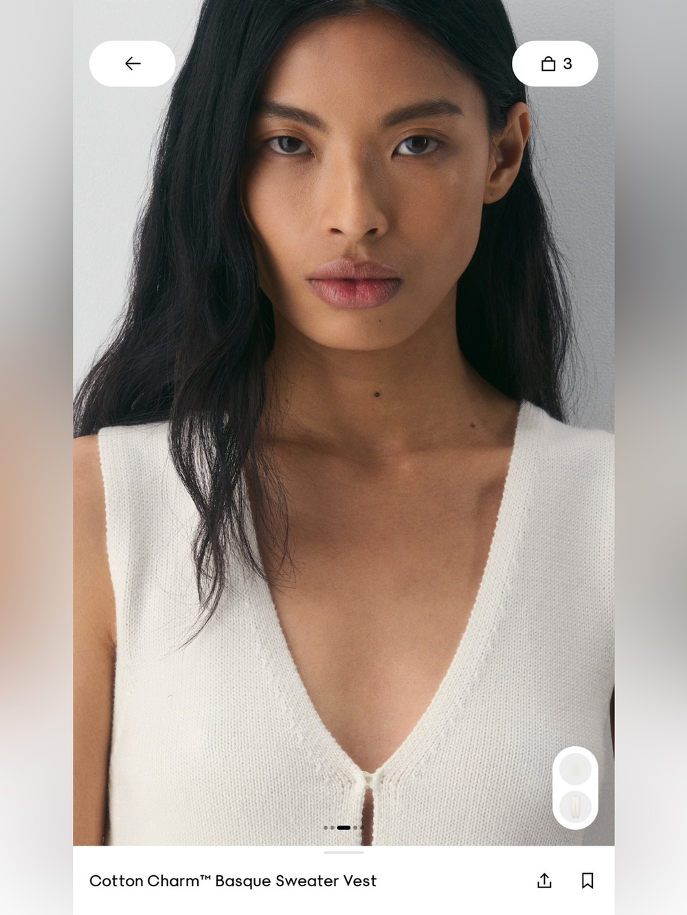 Aritzia Wilfred Basque Sweater Vest - BNWT
